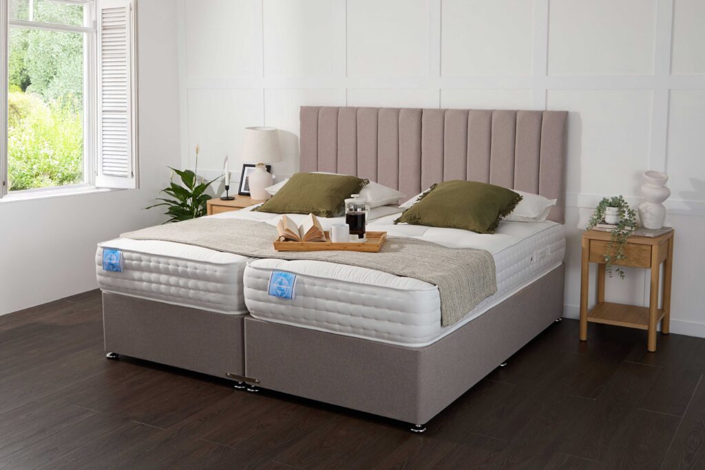 Lerwick Hotel Zip and Link Contract 3000 Pocket Sprung Intelligent Memory Divan Bed Set